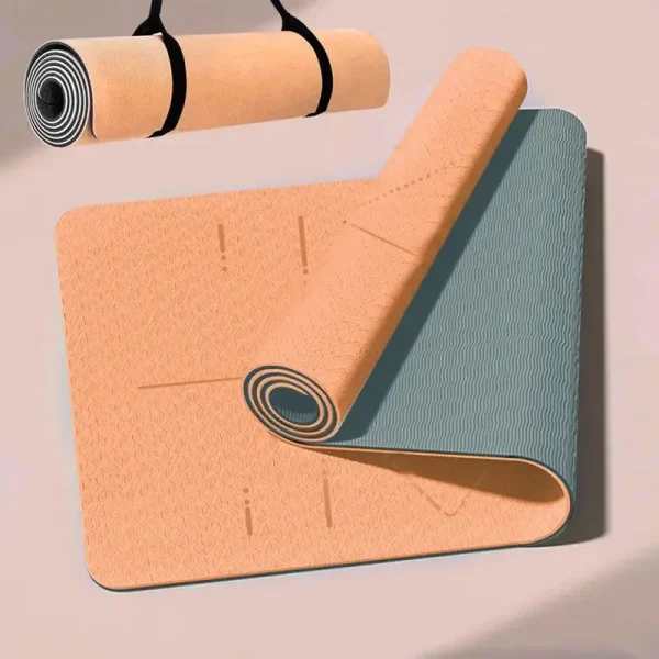 Yoga Mat Non Slip, Pilates Fitness Mats with Carrying Strap and Bag for Women