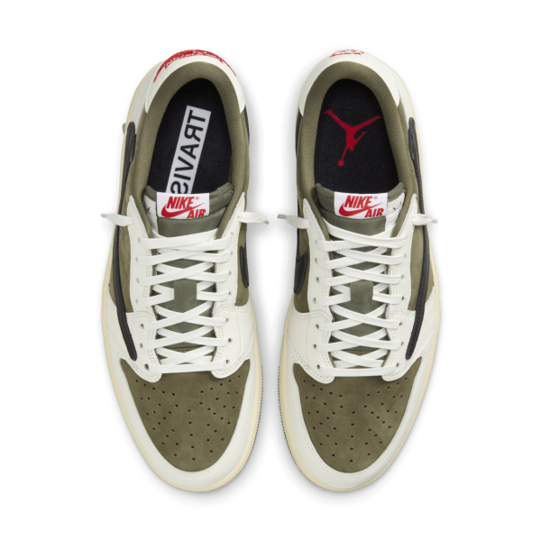 Air Jordan 1 Low x Travis Scott Reverse Olive - Image 4
