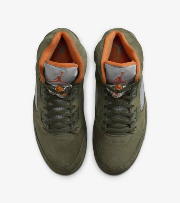 Air Jordan 5 Olive - Image 4