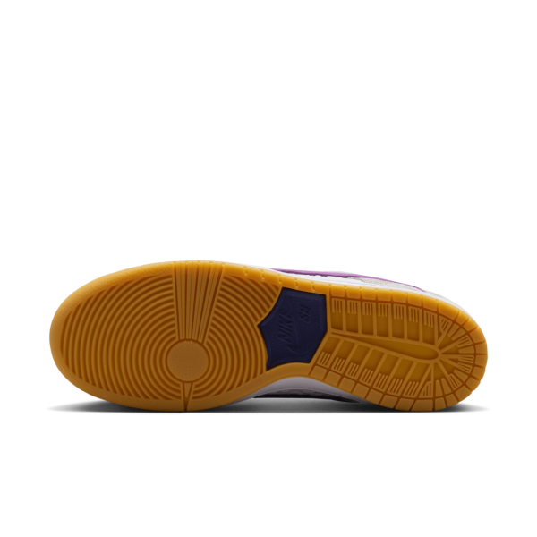 Nike SB Dunk Low Pure Platinum and Vivid Purple - Image 2