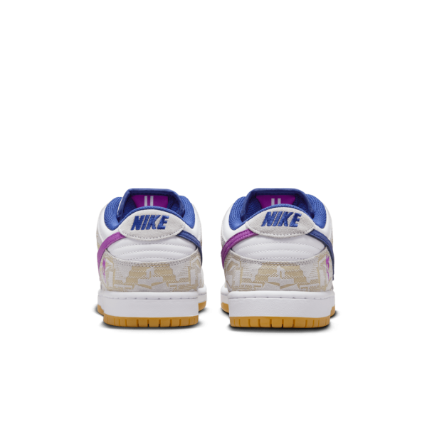 Nike SB Dunk Low Pure Platinum and Vivid Purple - Image 5