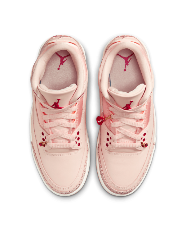 Women's Air Jordan 3 'Treat Yourself' Washed Coral - Image 4